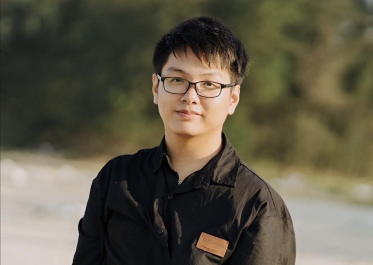 Em Đinh Cao Sơn, sinh viên trường ĐHSP Hà Nội