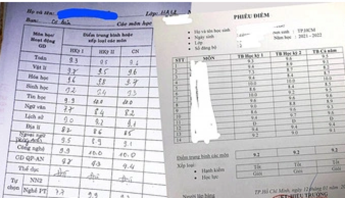 Kết quả của học bạ “ảo” sẽ góp phần tạo nên hiện tượng học sinh “đỗ ảo”