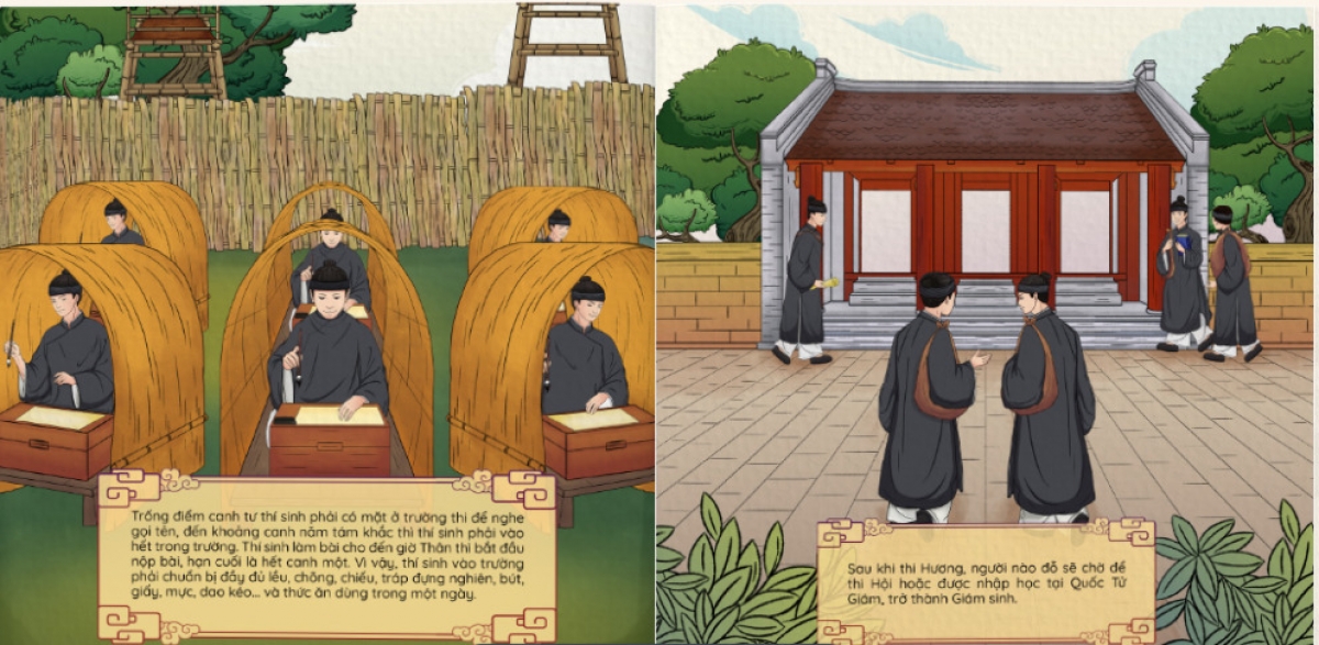 Thi cử ở Văn Miếu - Quốc Tử Giám