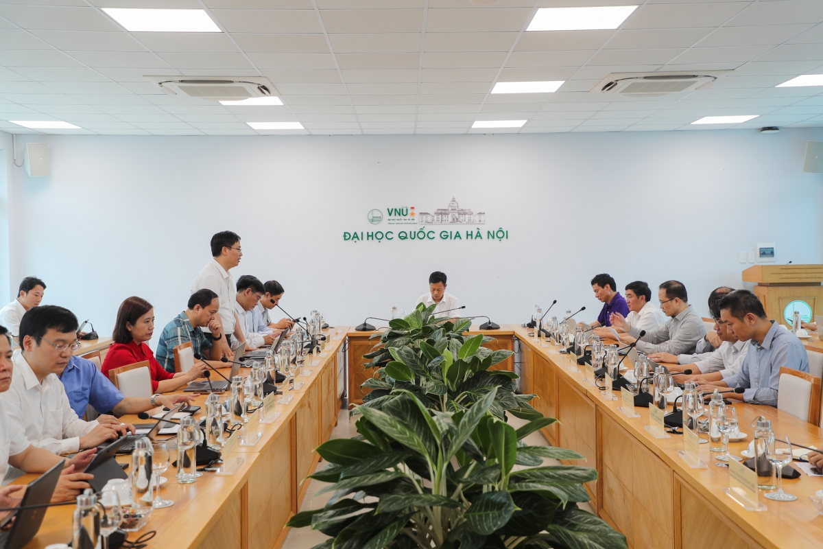Trưởng ban Đào tạo ĐHQGHN Nguyễn Anh Tuấn phát biểu