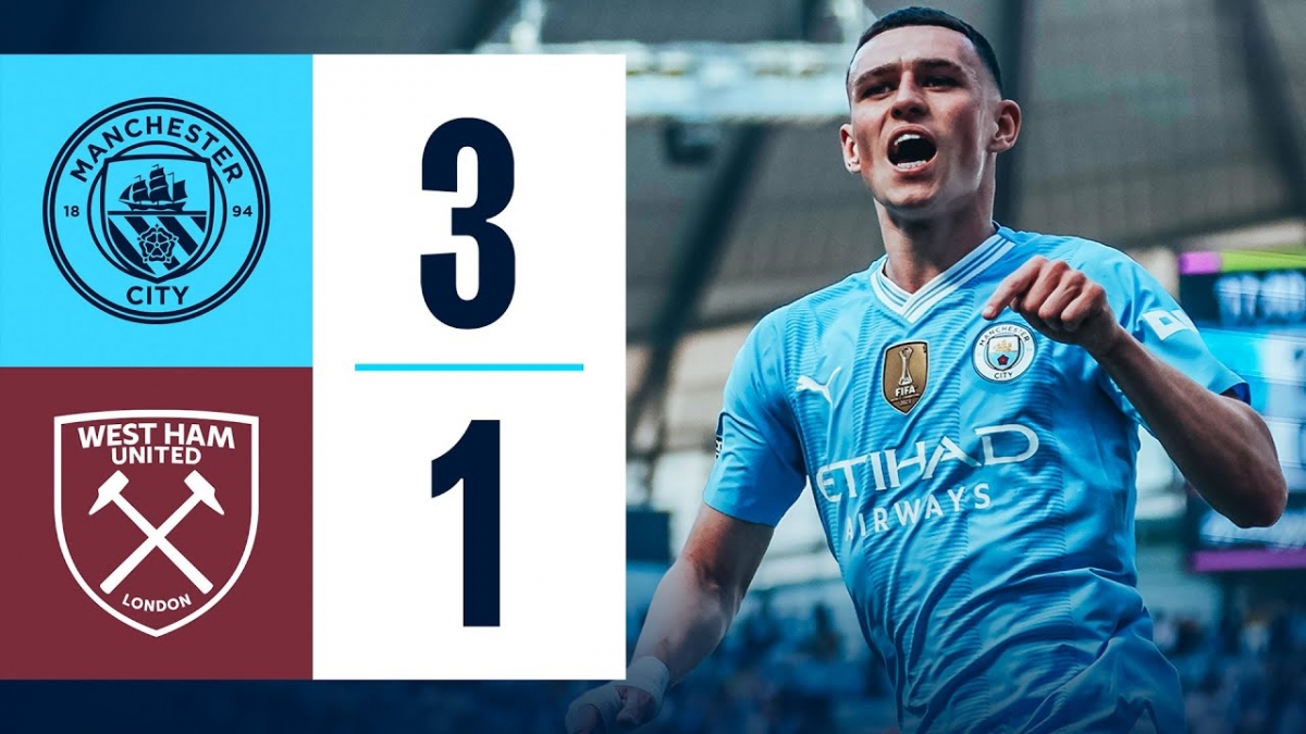 Tiền vệ Phil Foden giành giải thưởng cầu thủ xuất sắc nhất mùa giải Ngoại hạng Anh 2023/2024