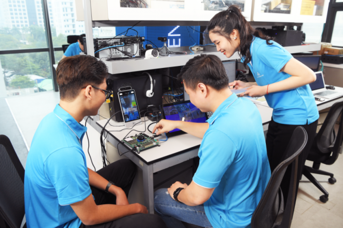 Sinh viên có cơ hội thực hành, thực tập và cơ hội việc làm rộng mở sau khi tốt nghiệp Ảnh: CMC