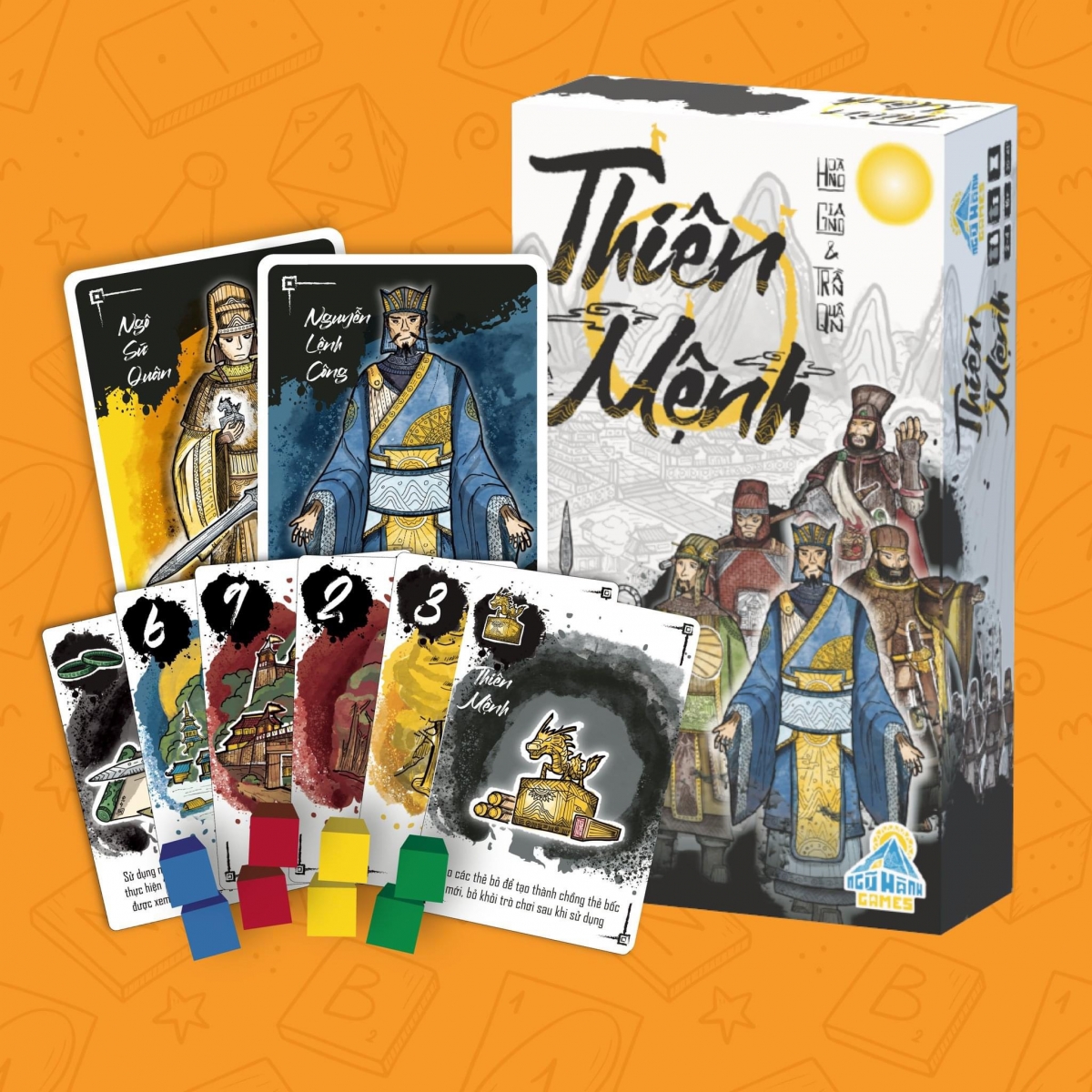 “Thiên Mệnh”, bộ board game về lịch sử đầu tiên của Ngũ Hành Games
