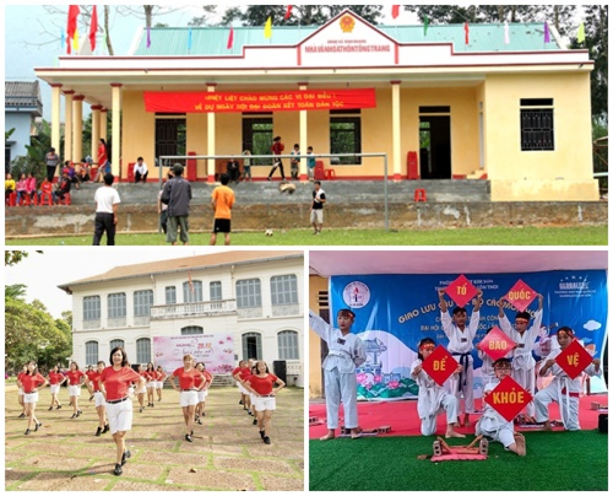 Nhà văn hóa, câu lạc bộ văn hóa, thể thao cơ sở là nơi kết nối cộng đồng