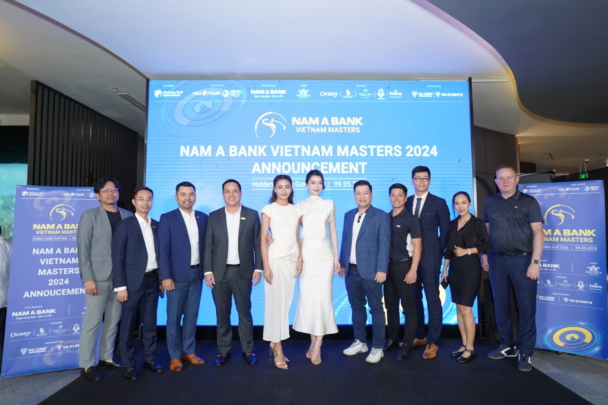 Lễ công bố giải golf Nam A Bank Vietnam Masters 2024