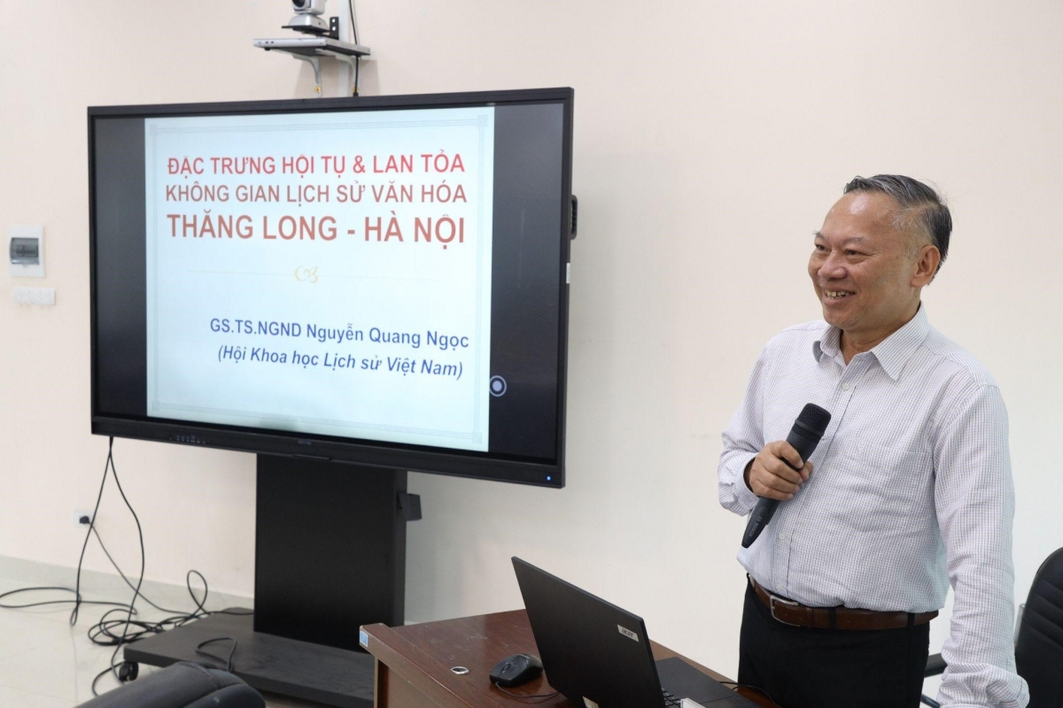 GS.TS.NGND Nguyễn Quang Ngọc, Phó Chủ tịch Hội Khoa học lịch sử Việt Nam, Uỷ viên Hội đồng trường ĐH Thủ đô Hà Nội