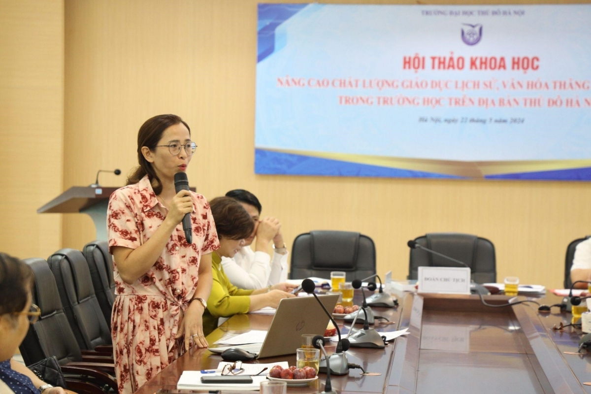 TS. Lê Thị Huyền, giáo viên THPT Sơn Tây, Hà Nội