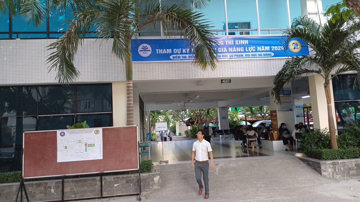 Điểm thi Đà Nẵng trong ngày tổ chức thi đánh giá năng lực của đại học Sư phạm Hà Nội.