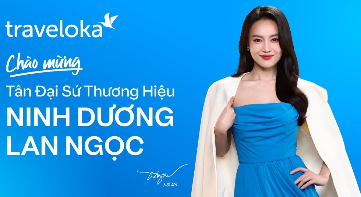 Nữ diễn viên Ninh Dương Lan Ngọc là Đại sứ thương hiệu tại Việt Nam của nền tảng du lịch Traveloka