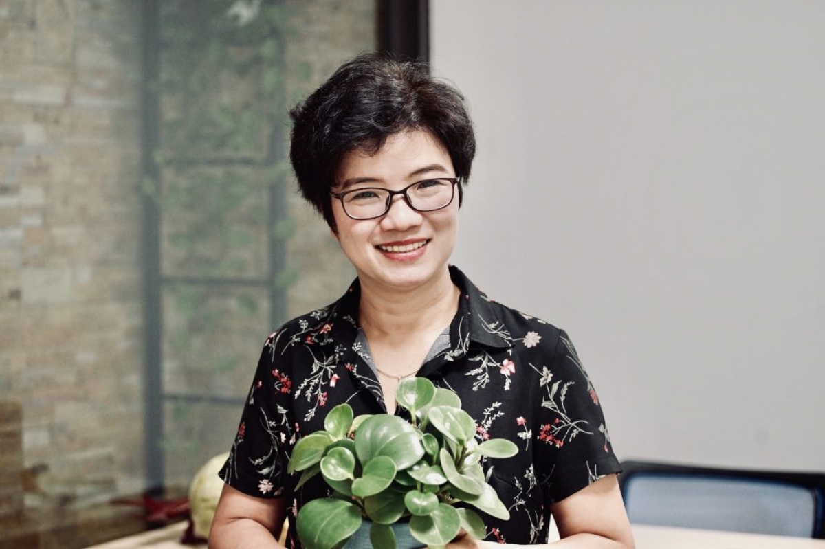 Bà Đậu Thúy Hà, Chủ tịch HĐQT Công ty cổ phần đào tạo quản lý trực tuyến – OMT