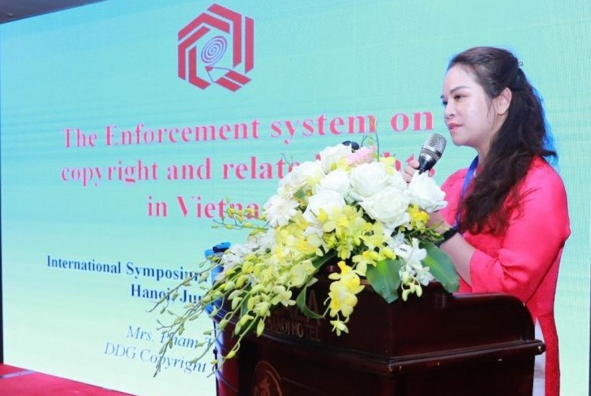 Bà Phạm Thị Kim Oanh, Phó Cục trưởng Cục Bản quyền tác giả (Bộ VHTT&DL)