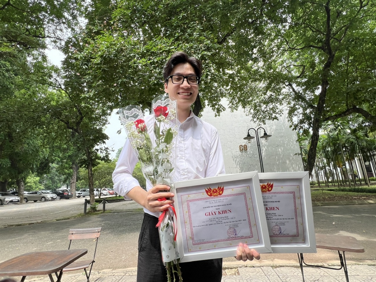 Đỗ Hoàng Khôi và niềm vui vì thành quả nghiên cứu khoa học