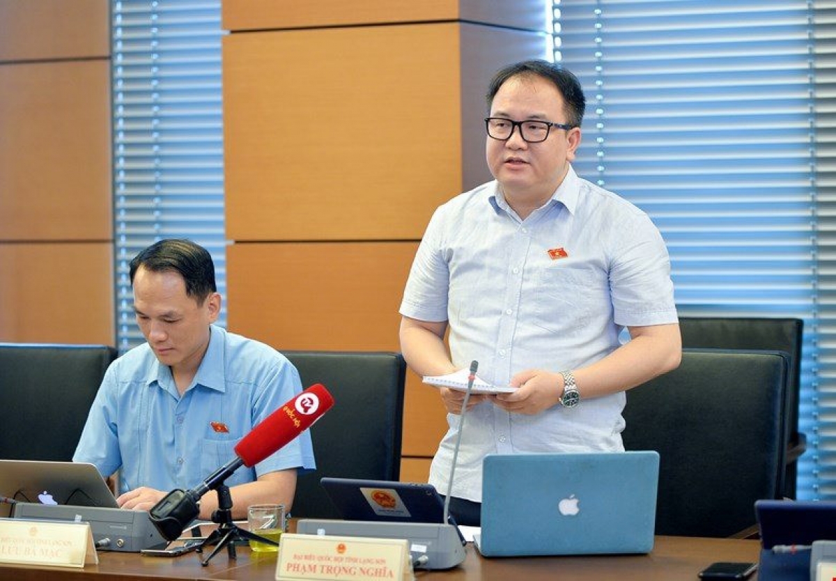 Đại biểu Phạm Trọng Nghĩa, đoàn Đại biểu Quốc hội tỉnh Lạng Sơn