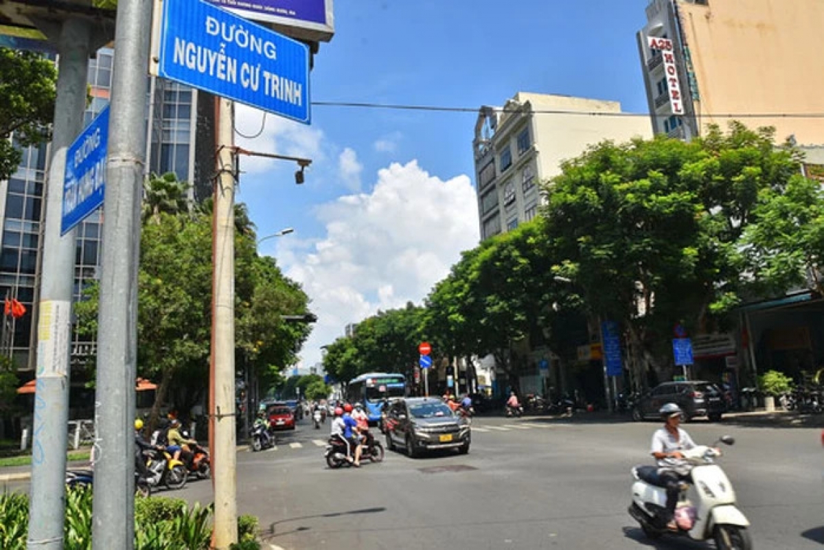 Tên của Nguyễn Cư Trinh đã được đặt cho đường phố ở các thành phố lớn. Ảnh: Internet