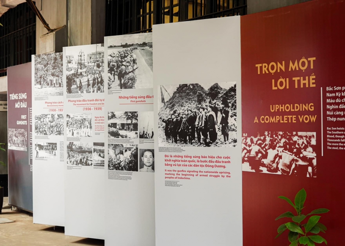 Không gian trưng bày "Trọn một lời thề"