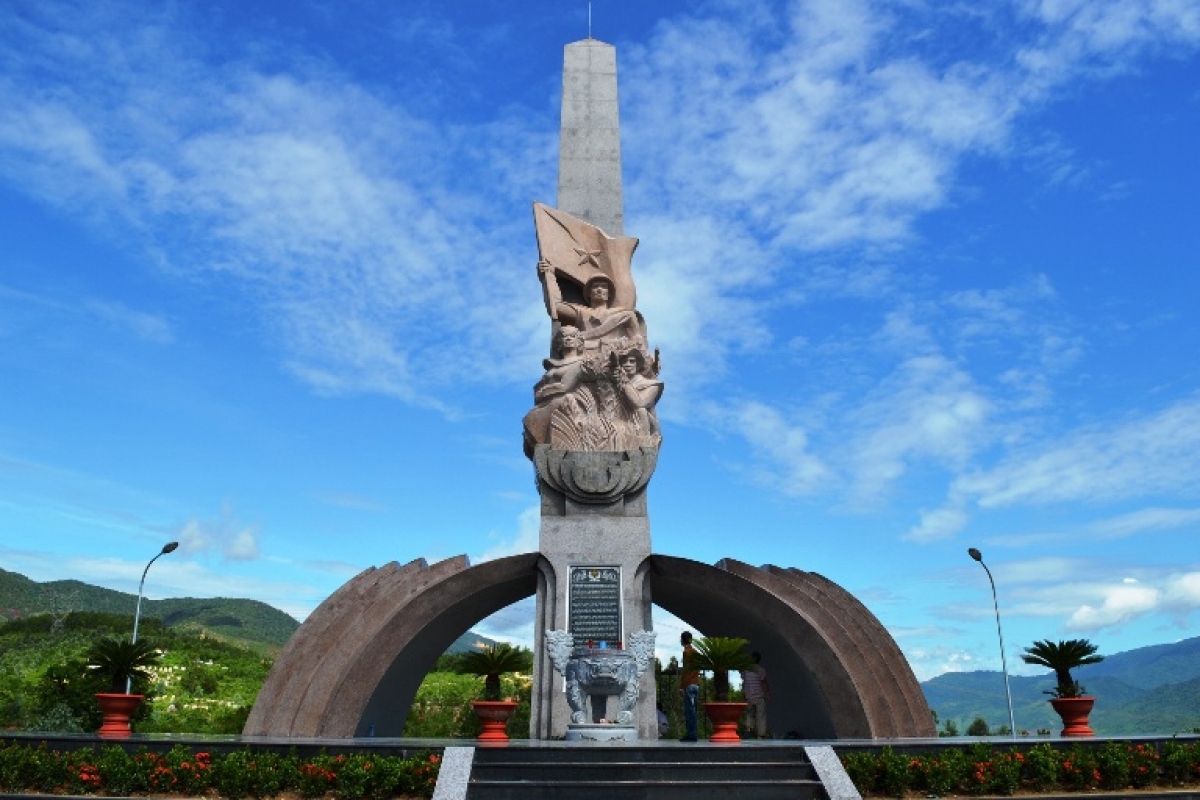Tượng đài chiến thắng Thượng Đức tại xã Đại Lãnh, huyện Đại Lộc, tỉnh Quảng Nam. Ảnh: Báo Quảng Nam