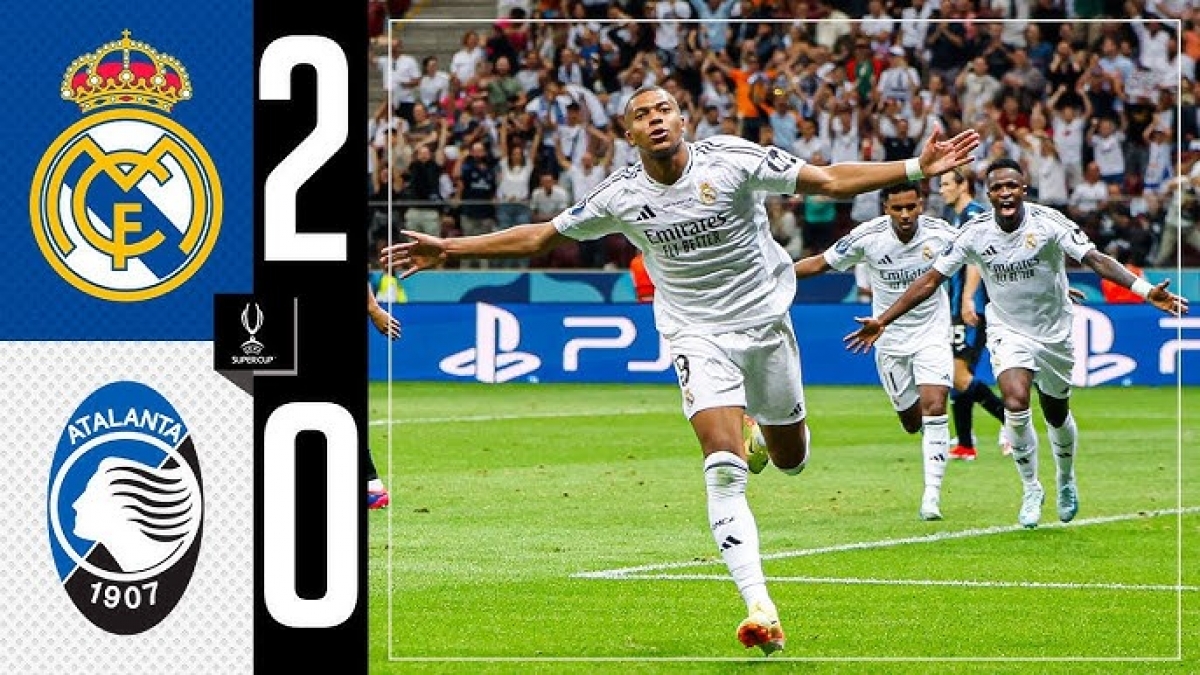 Kylian Mbappe ấn định chiến thắng 2-0 cho Real Madrid