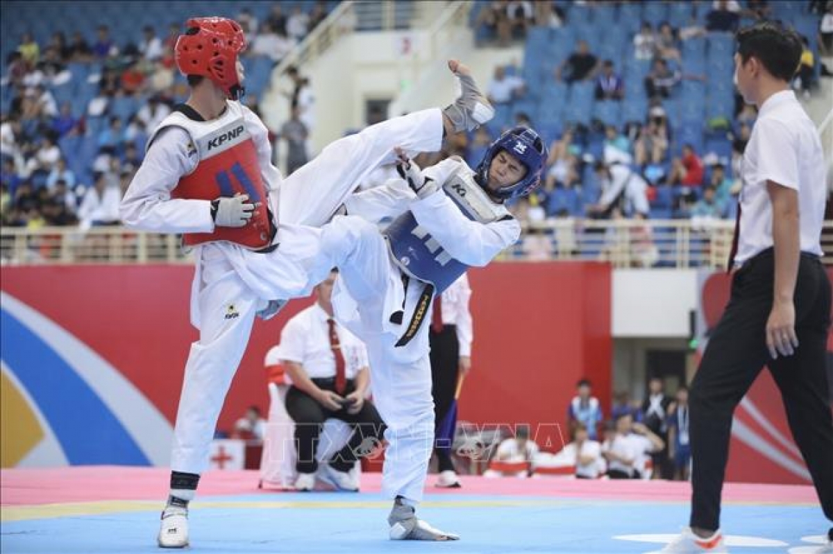 Giải Vô địch Taekwondo các lứa tuổi quốc gia - CJ 2023 (Ảnh: TTX)