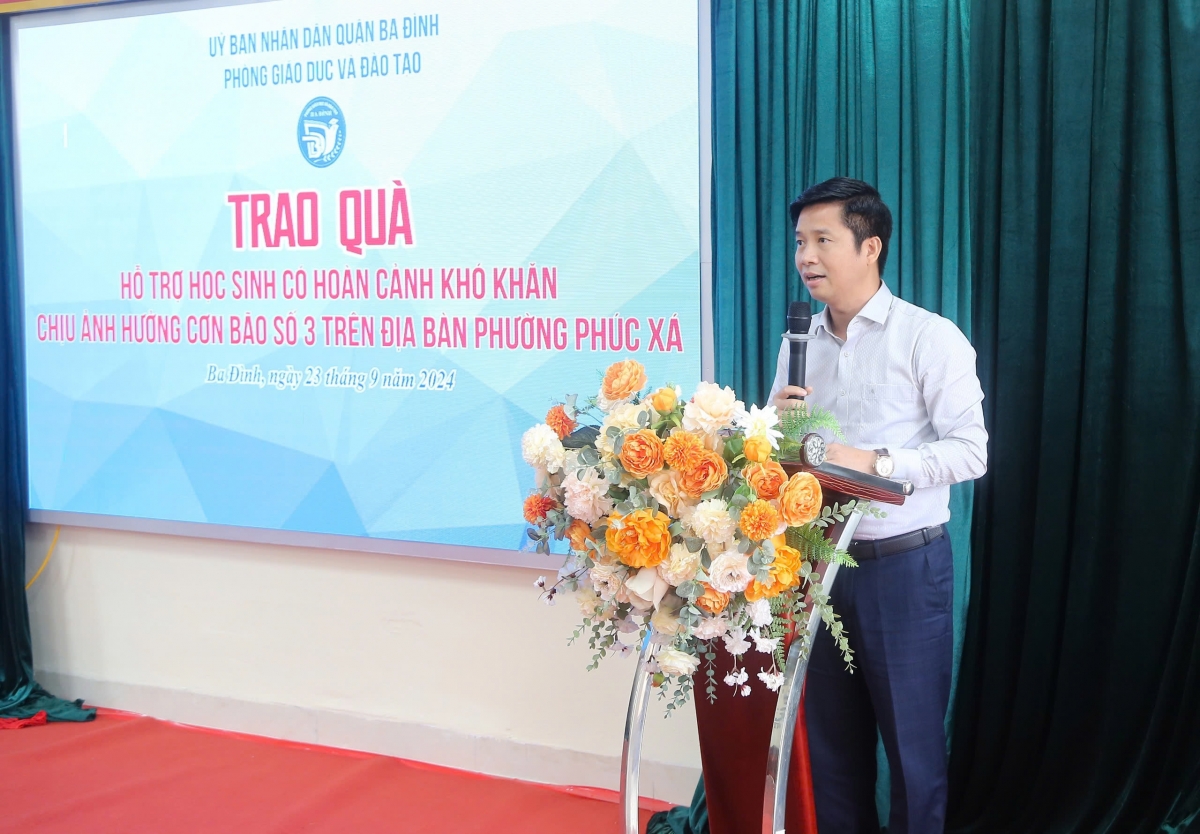 Ông Nguyễn Như Tùng - Phó Trưởng phòng GD&ĐT quận Ba Đình, Hà Nội