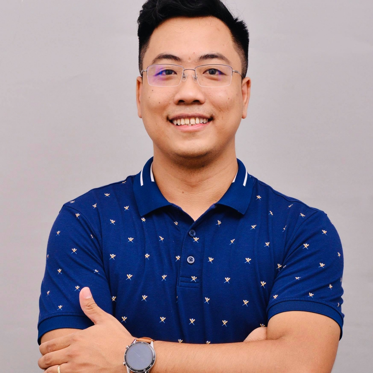 Thầy giáo Đinh Đức Hiền, Phó Hiệu trưởng Trường Tiểu học, THCS & THPT FPT Bắc Giang