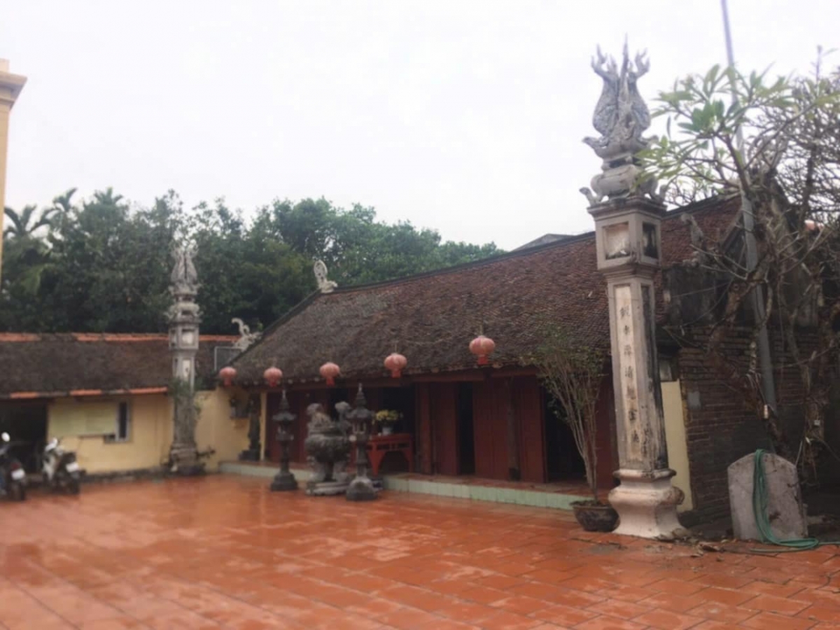 Miếu Voi Phục ở xã Tân Hội, huyện Đan Phượng, Hà Nội (Ảnh: Tin tức Tân Hội)