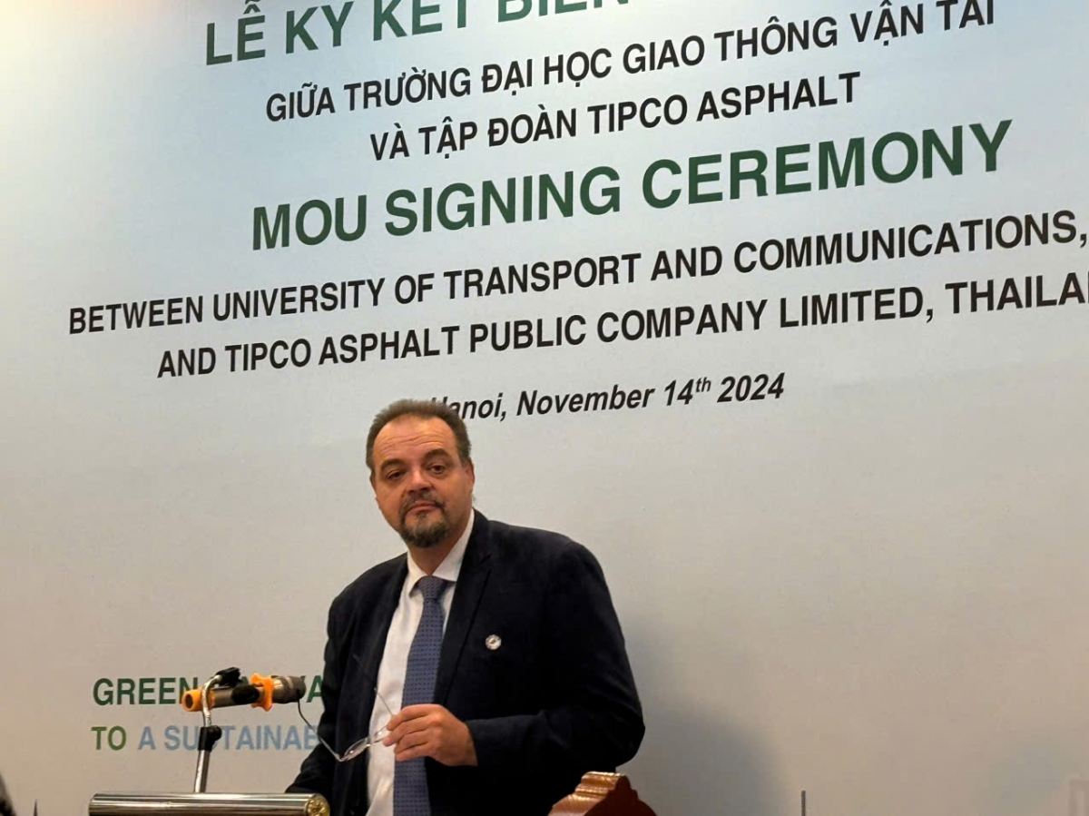 Ông Pierre Vanstlegatte - Tổng giám đốc tập đoàn COLAS