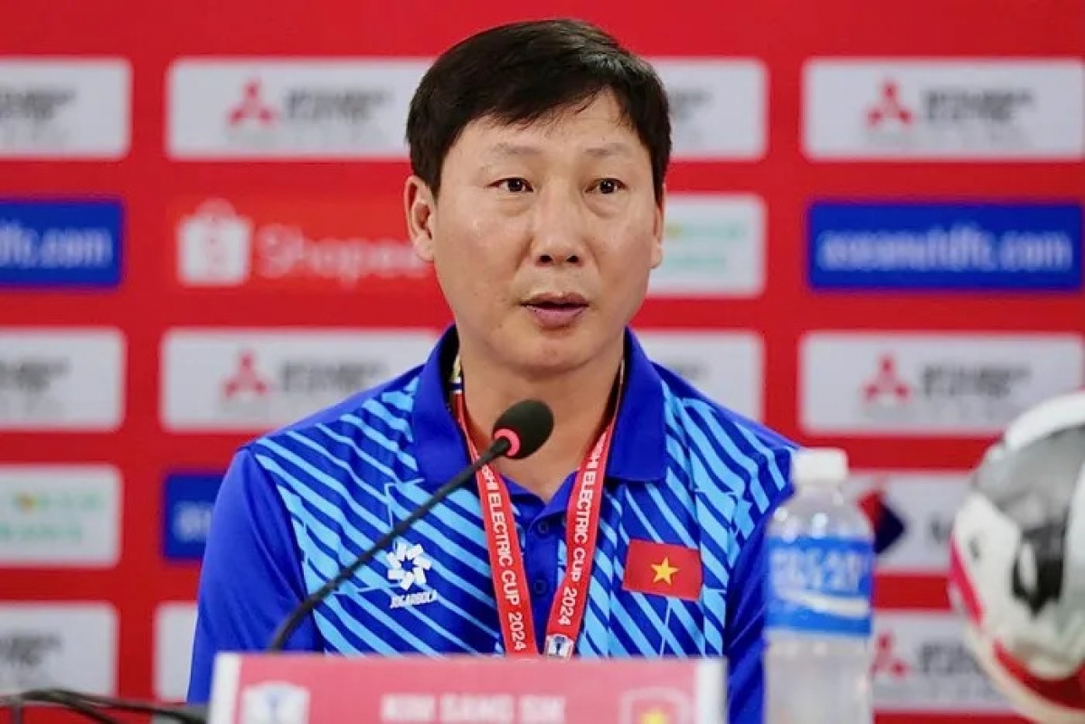 HLV Kim Sang-sik vẫn khẳng định mục tiêu đưa tuyển Việt Nam vào trận chung kết tại ASEAN Cup 2024.