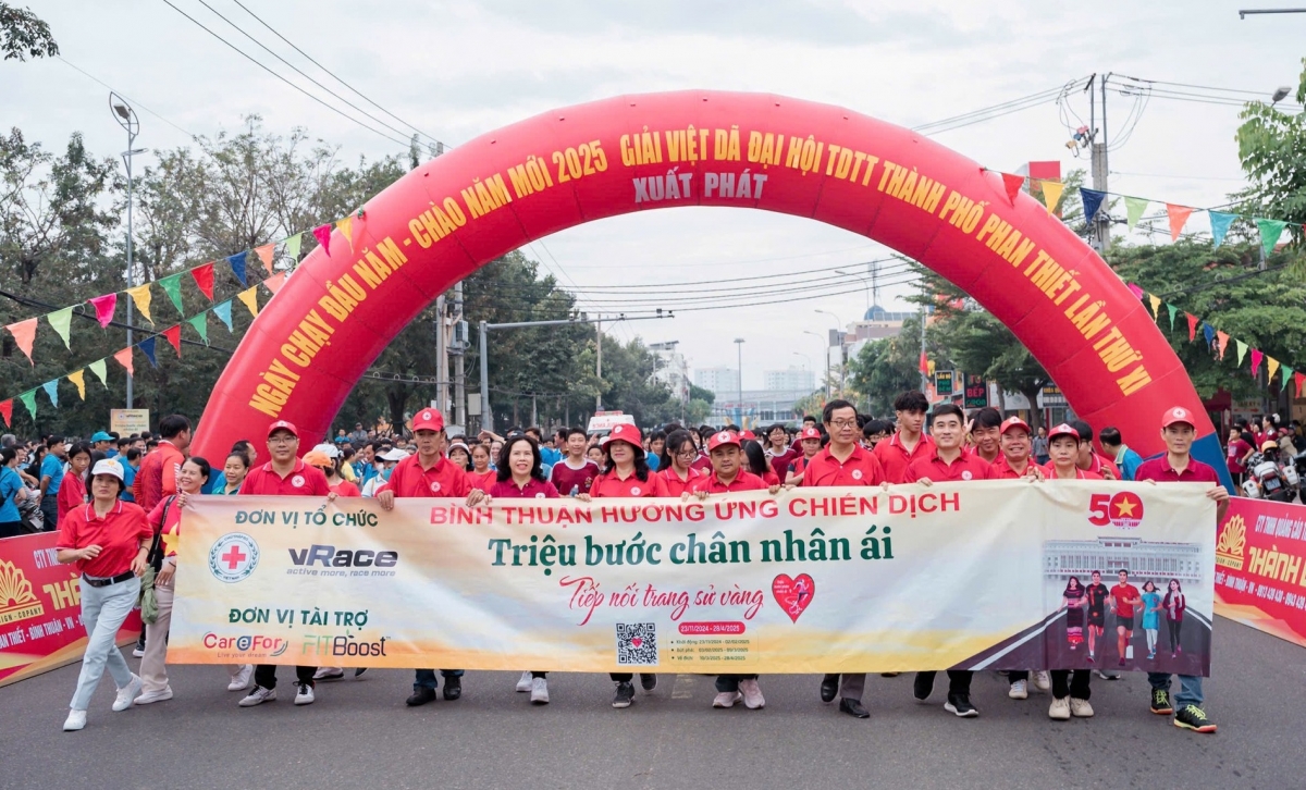 Chiến dịch “Triệu bước chân nhân ái- Tiếp nối trang sử vàng” do Trung ương Hội Chữ thập đỏ Việt Nam tổ chức, diễn ra từ ngày 23/11/2024 đến 28/4/2025.