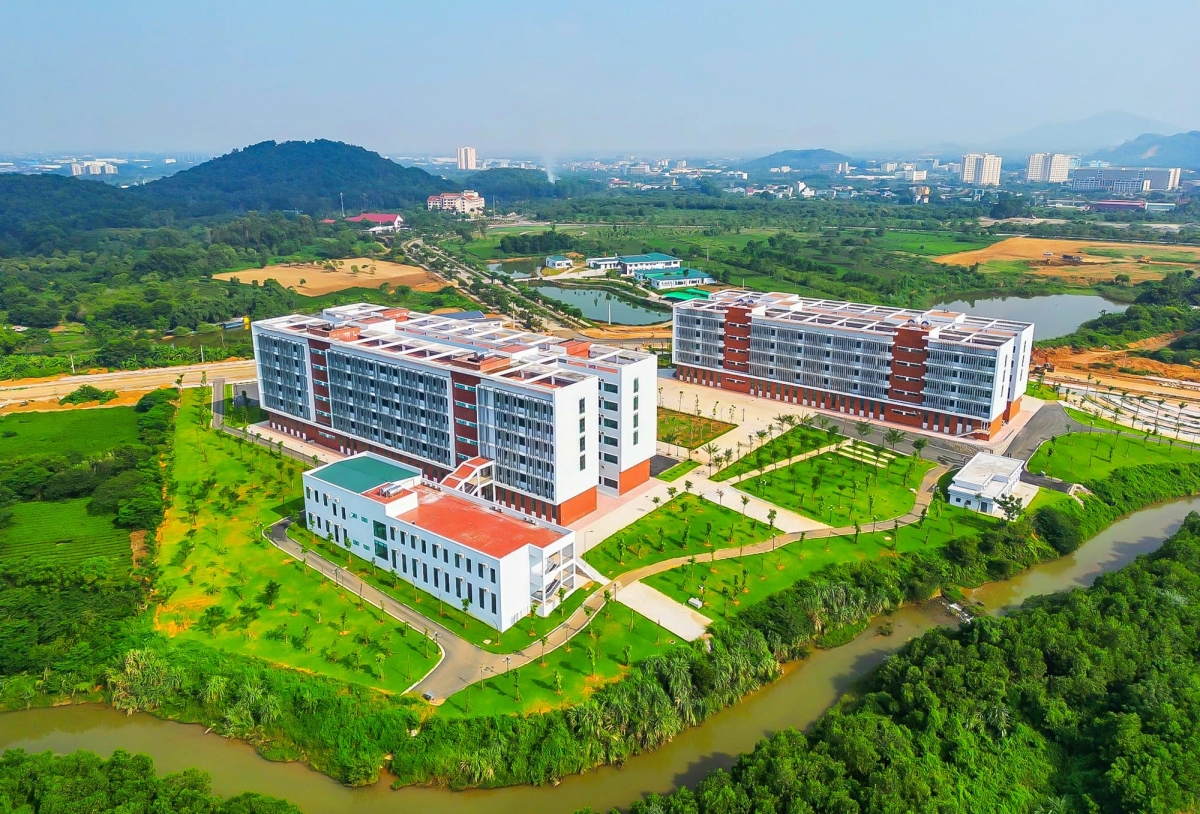 Đô thị ĐHQG Hà Nội tại Hòa Lạc (Ảnh: VNU)