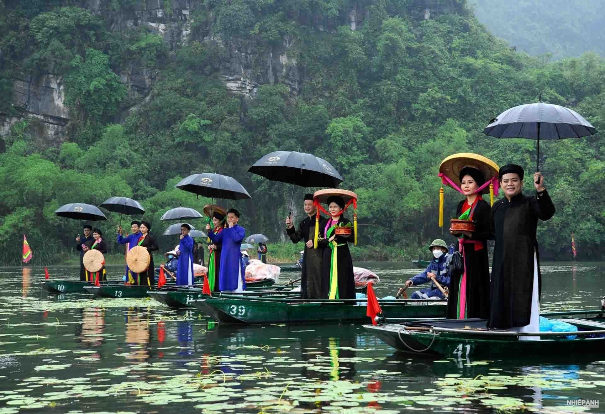 Quan họ Bắc Ninh được UNESCO ghi danh Di sản văn hoá phi vật thể đại diện của nhân loại. Ảnh Chinhphu.vn