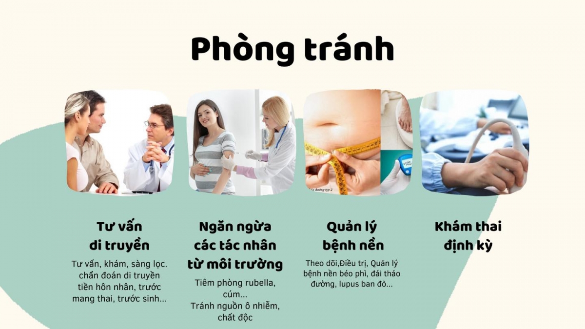 Các biện pháp giảm thiểu nguy cơ sinh con mắc bệnh lý di truyền
