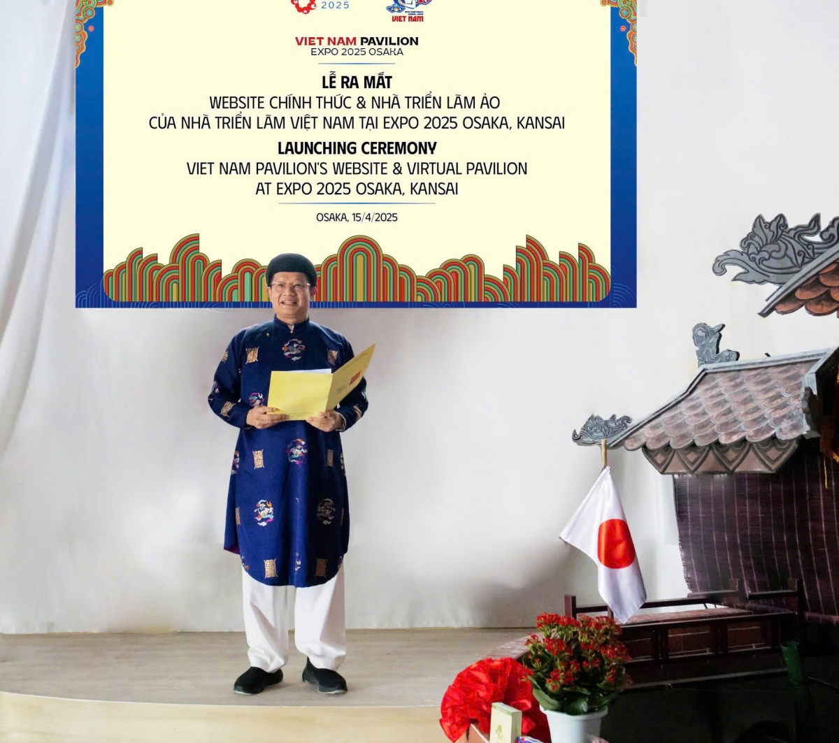 Ông Phan Thanh Hải, Giám đốc Sở Văn hóa và Thể thao TP Huế giới thiệu về tiềm năng du lịch của Huế. Ảnh: BTC