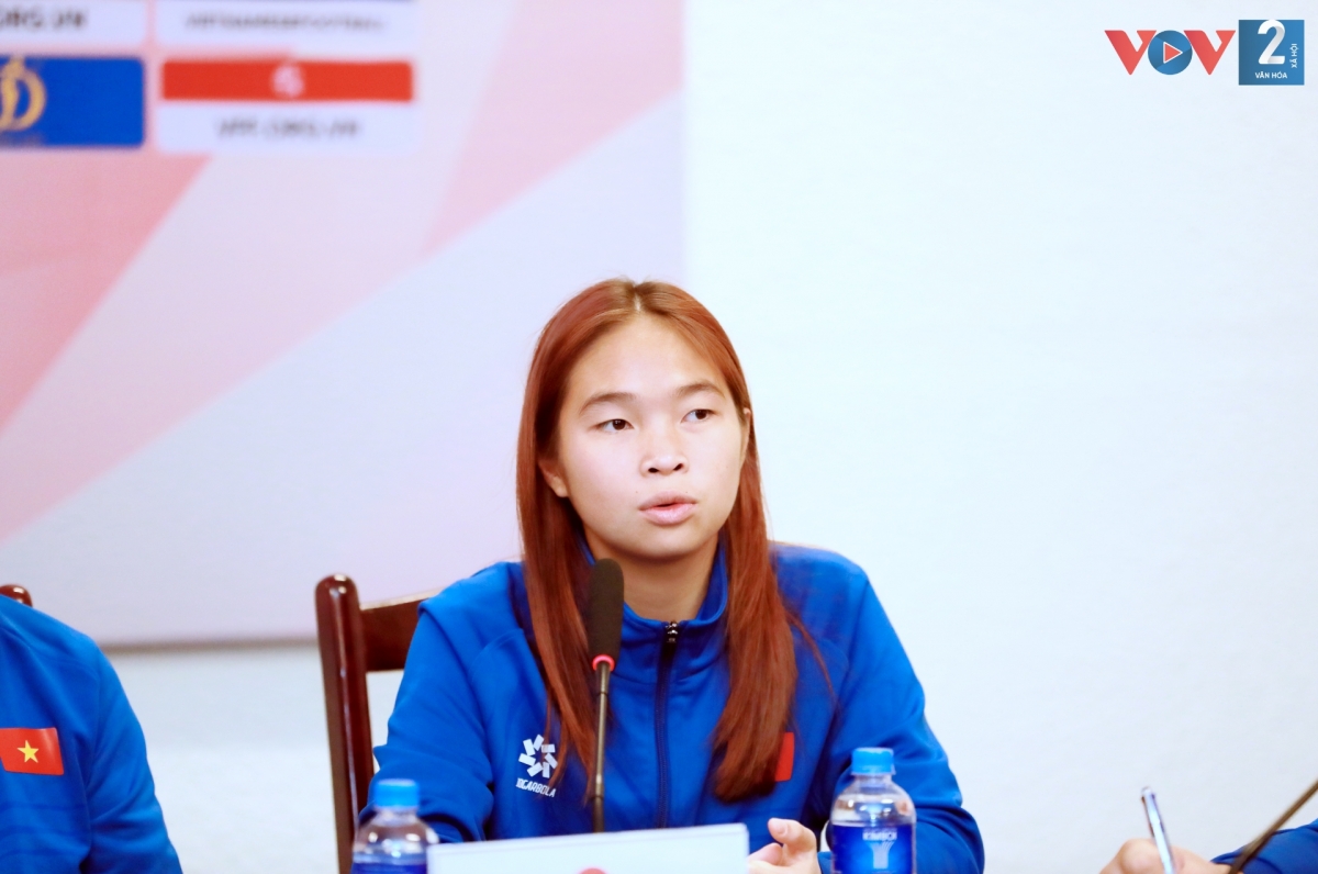 Cầu thủ Hoàng Thị Giang khẳng định quyết tâm giành chiến thắng trong ngày ra mắt tân HLV trưởng