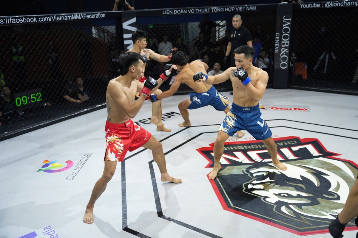 Trận MMA song đấu đầu tiên được tổ chức tại Việt Nam (ảnh: Liên đoàn MMA)