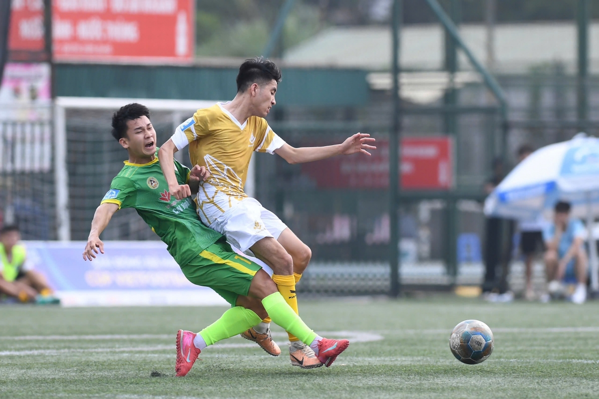 Đại Nam FC (áo xanh) đăng quang ngôi vô địch HL1 - S9 (ảnh: Vietfootball)