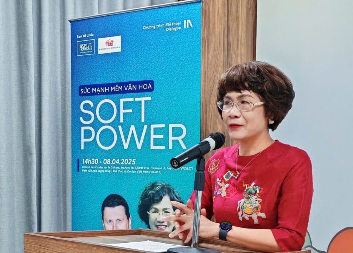 PGS.TS Nguyễn Thị Thu Phương, Viện trưởng Viện Văn hóa, Nghệ thuật, Thể thao và Du lịch Việt Nam.