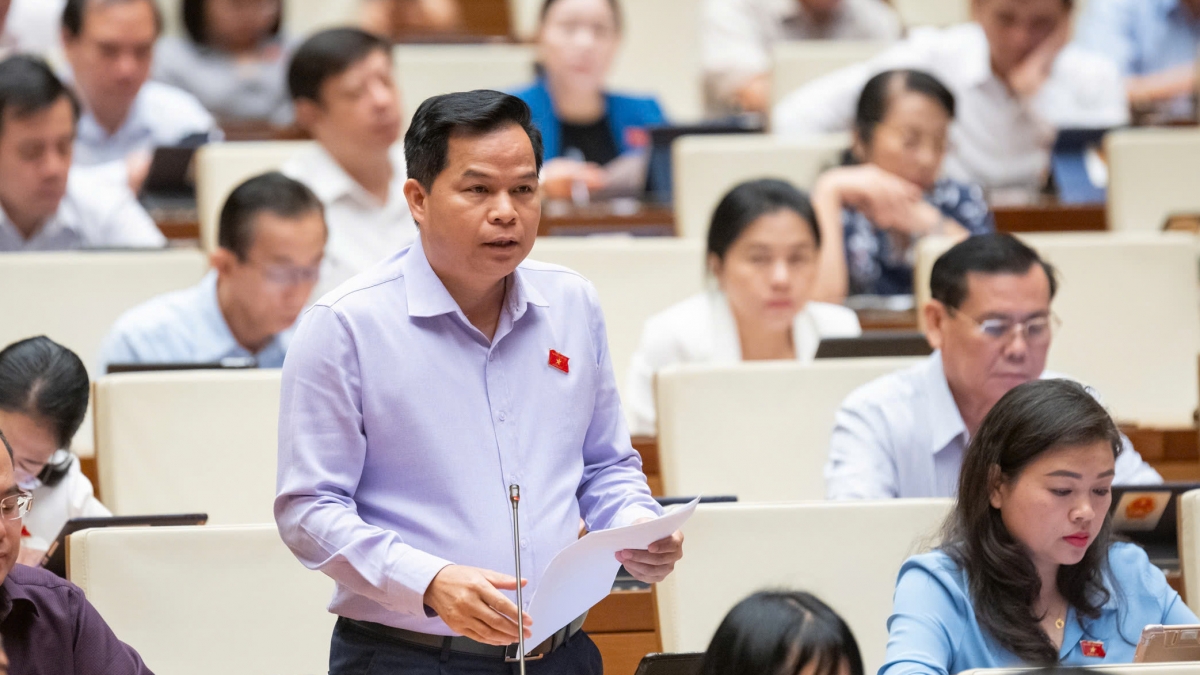 Đại biểu Bế Minh Đức - ĐBQH tỉnh Cao Bằng. Ảnh: quochoi.vn