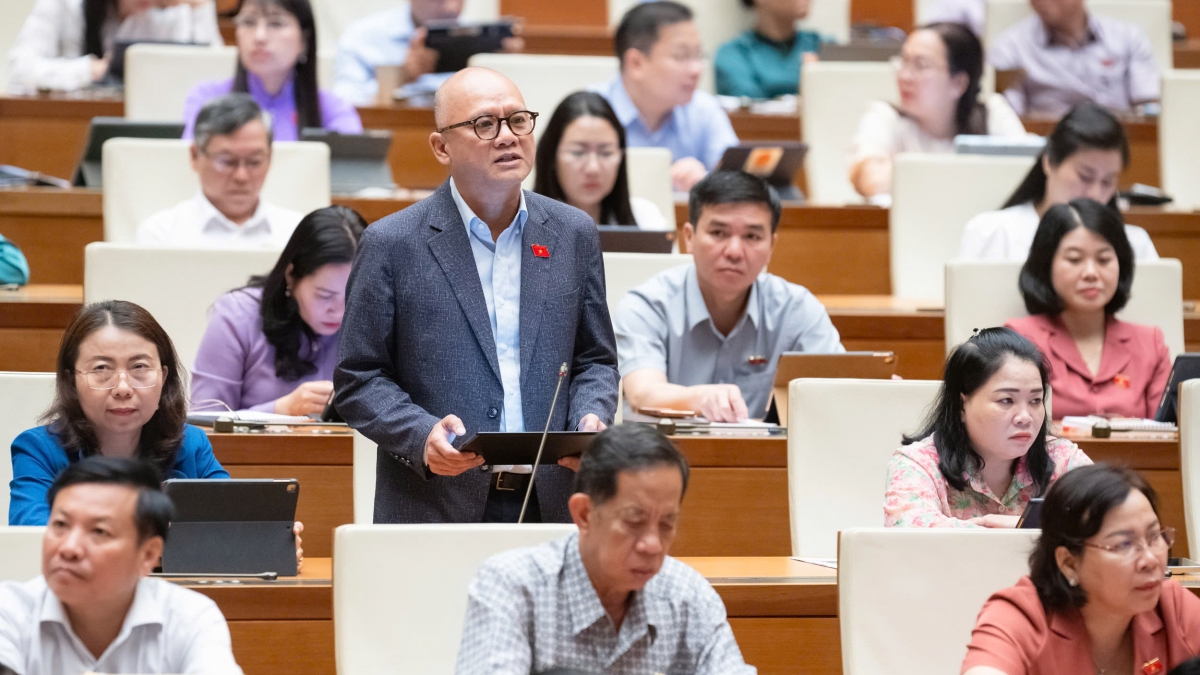 Đại biểu Bế Trung Anh - ĐBQH tỉnh Trà Vinh. Ảnh: quochoi.vn