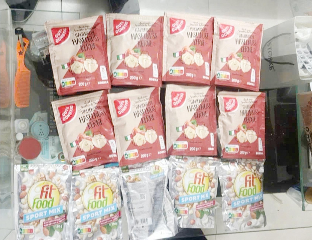 5.000 viên thuốc lắc (khoảng 2,2 kg ma tuý MDMA) được lực lượng Hải quan phối hợp với các cơ quan chức năng bắt giữ tại Đà Nẵng. Ảnh: TCHQ