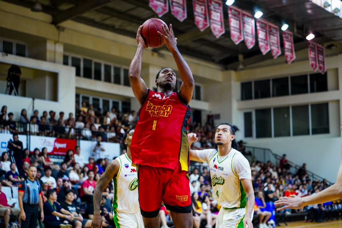 Ưu thế sân nhà CIS không đủ để giúp Saigon Heat tìm lại chiến thắng (ảnh: VBA)