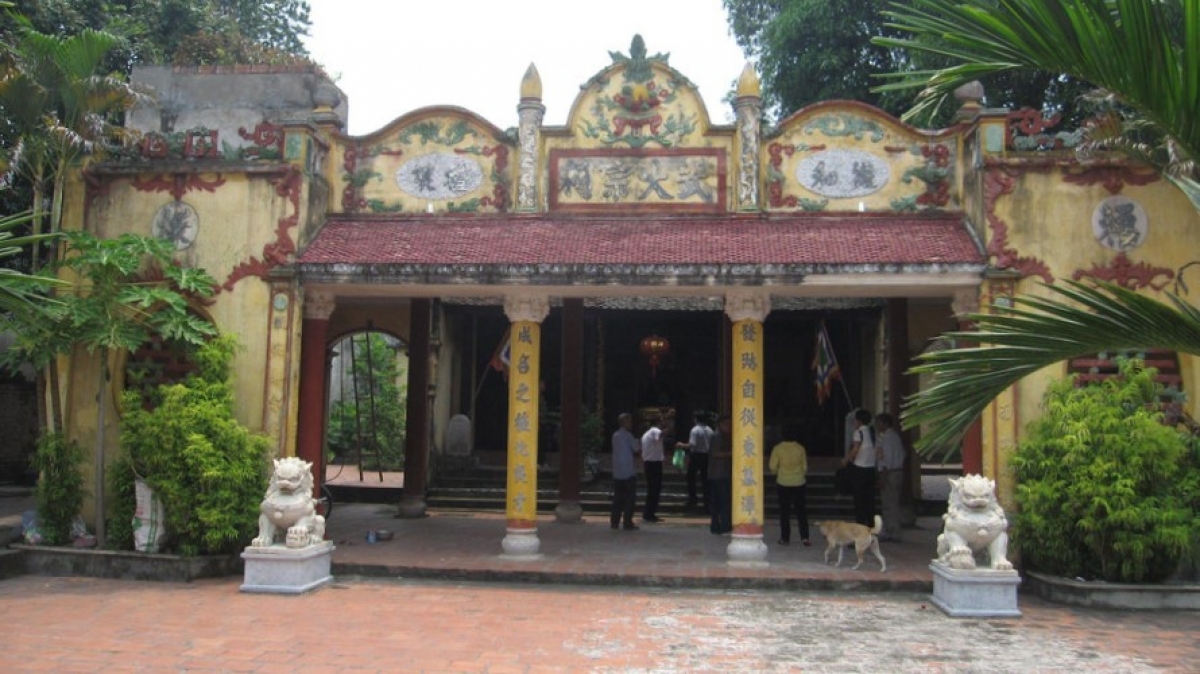 Nhà thờ họ Vũ tại xã Lâm Thao, Bắc Ninh nơi phối thờ Tiến sĩ Vũ Miên. Ảnh: Báo Dân Việt
