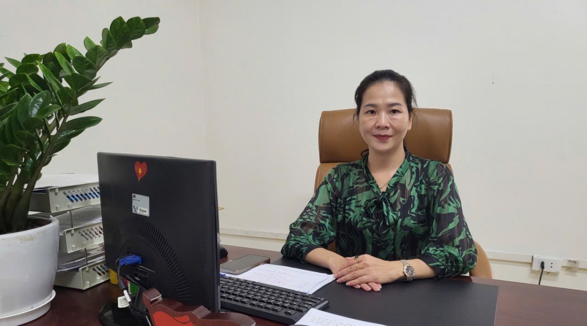 Bà Nguyễn Thị Mai Lan, Trưởng phòng Văn hóa – Xã hội phường Tương Mai