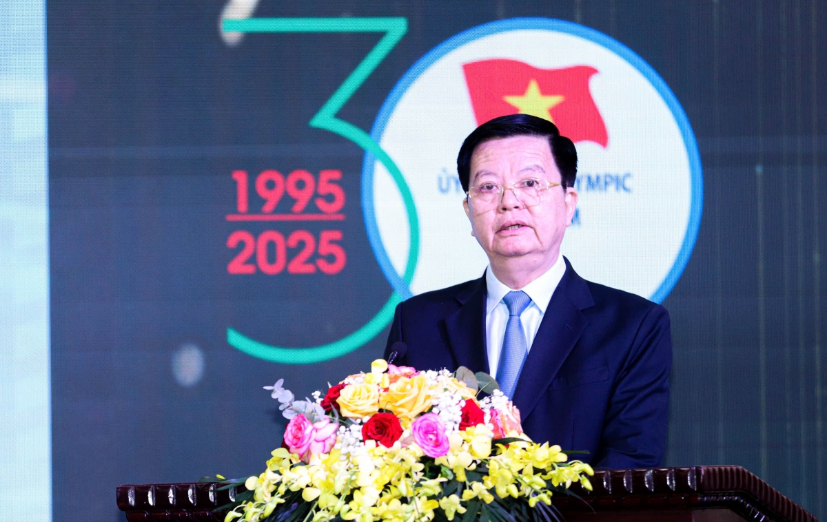 Phó Thủ tướng Chính phủ Mai Văn Chính phát biểu tại lễ kỷ niệm 30 năm ngày thành lập 
Ủy ban Paralympic Việt Nam (ảnh: BTC)
