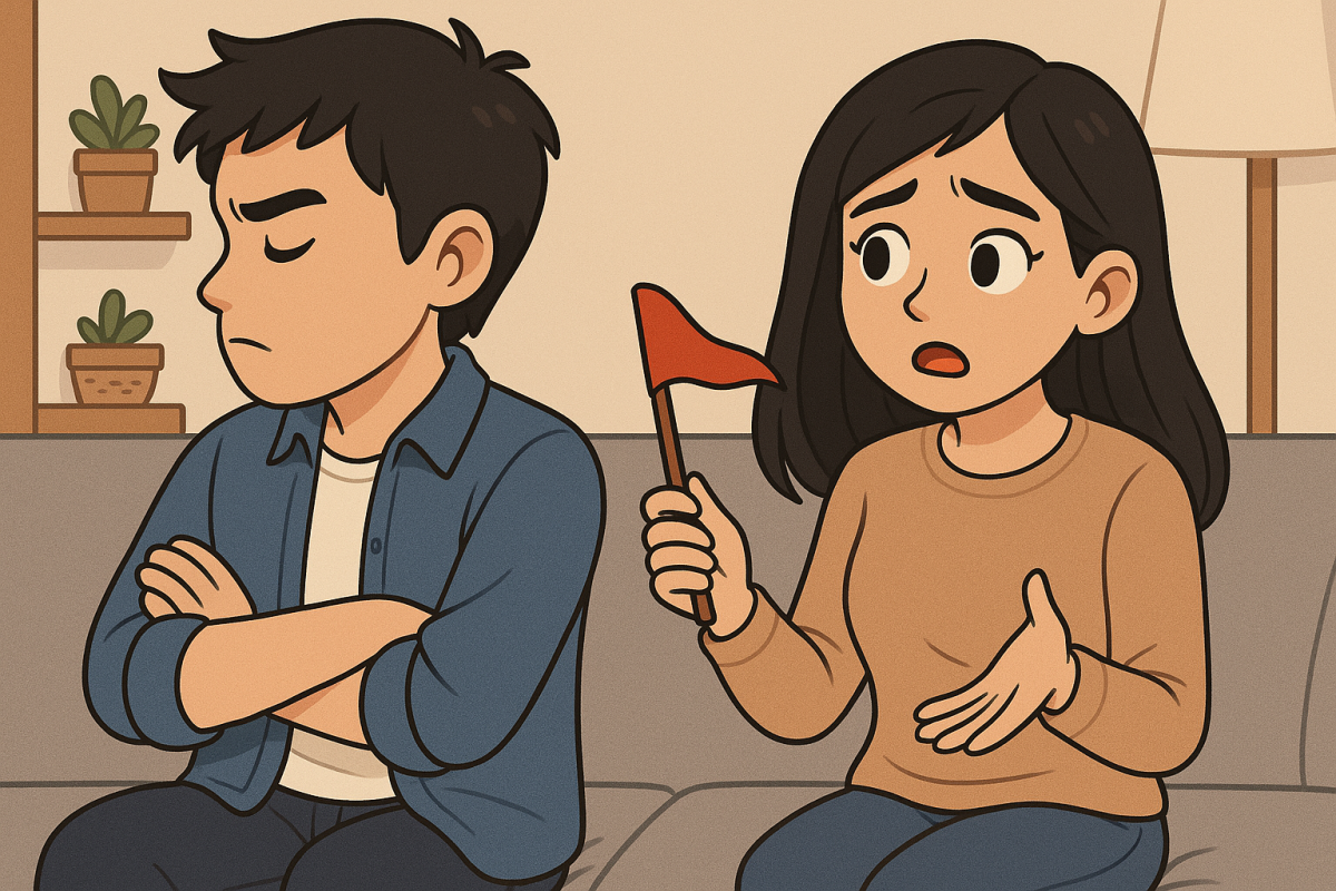 Trong tình yêu đừng bỏ qua sự kiểm soát quá mức mang danh “vì yêu mới thế" (Ảnh được tạo bởi AI)