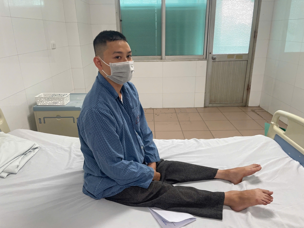 Người đàn ông mắc hội chứng Prune Belly hay còn được gọi là “bụng quả mận khô”  (Ảnh: BVCC)