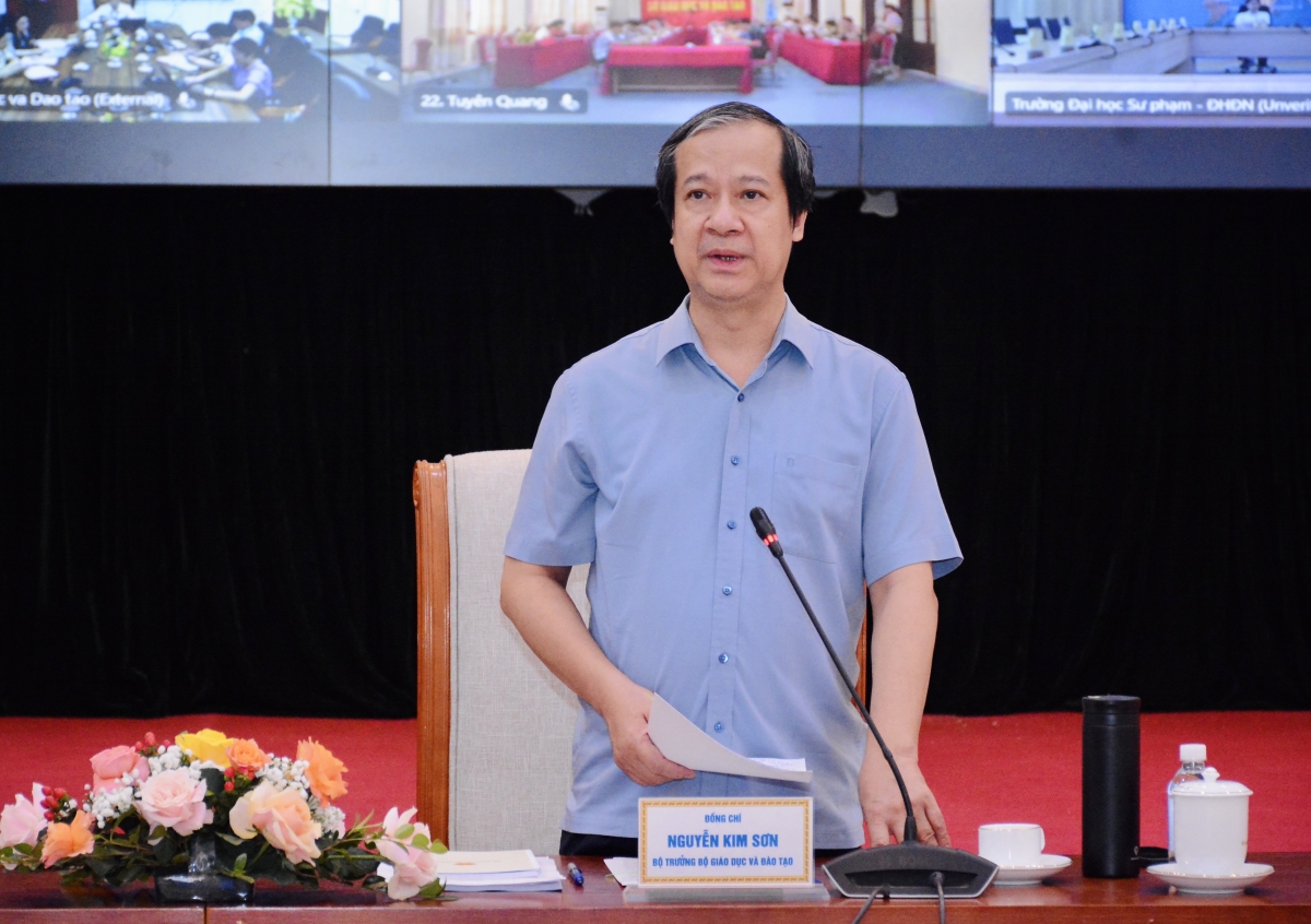 Bộ trưởng GD-ĐT Nguyễn Kim Sơn (Ảnh: moet)