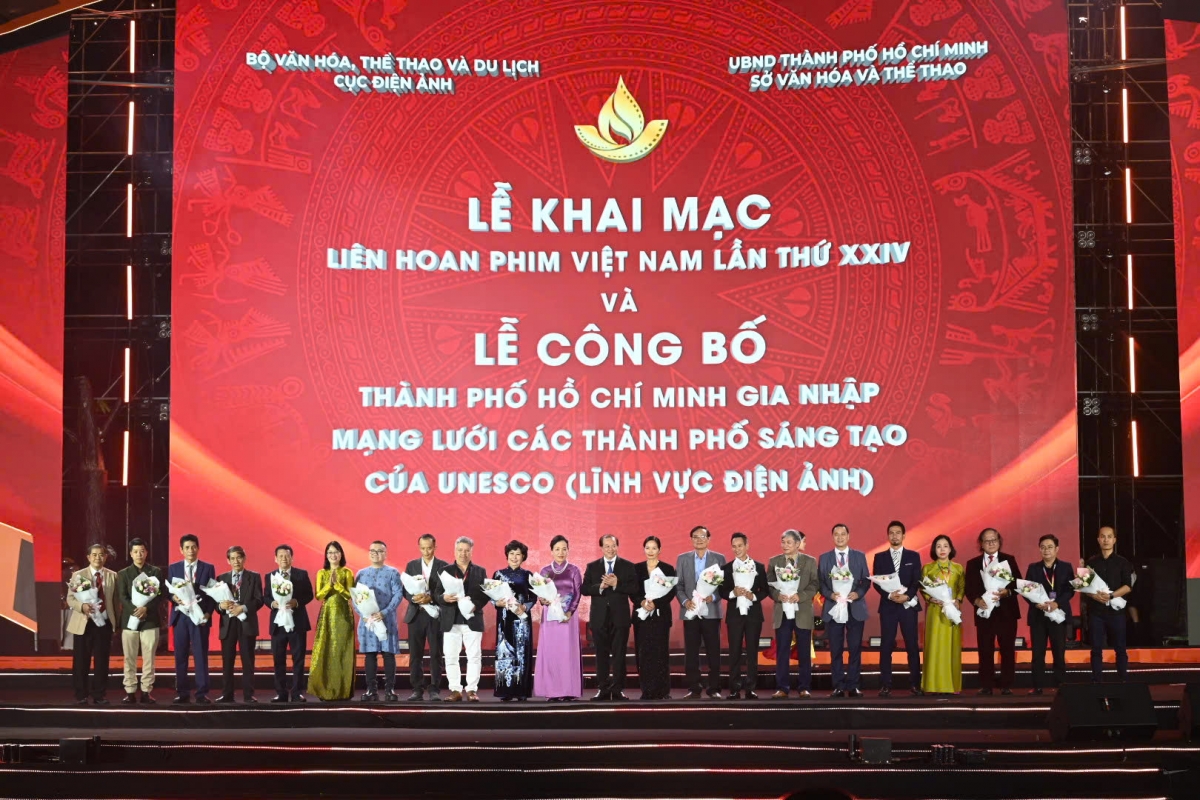 Trải qua hơn nửa thế kỷ hình thành và phát triển, Liên hoan Phim Việt Nam đã khẳng định vị thế là sự kiện điện ảnh quốc gia quan trọng nhất, nơi tôn vinh những tác phẩm xuất sắc, những tài năng sáng tạo của điện ảnh Việt Nam. (ảnh BTC)
