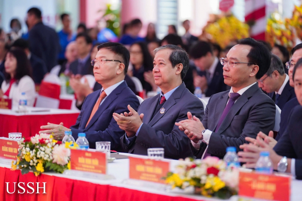 Các đại biểu tham dự Lễ kỷ niệm (Ảnh: VNU)
