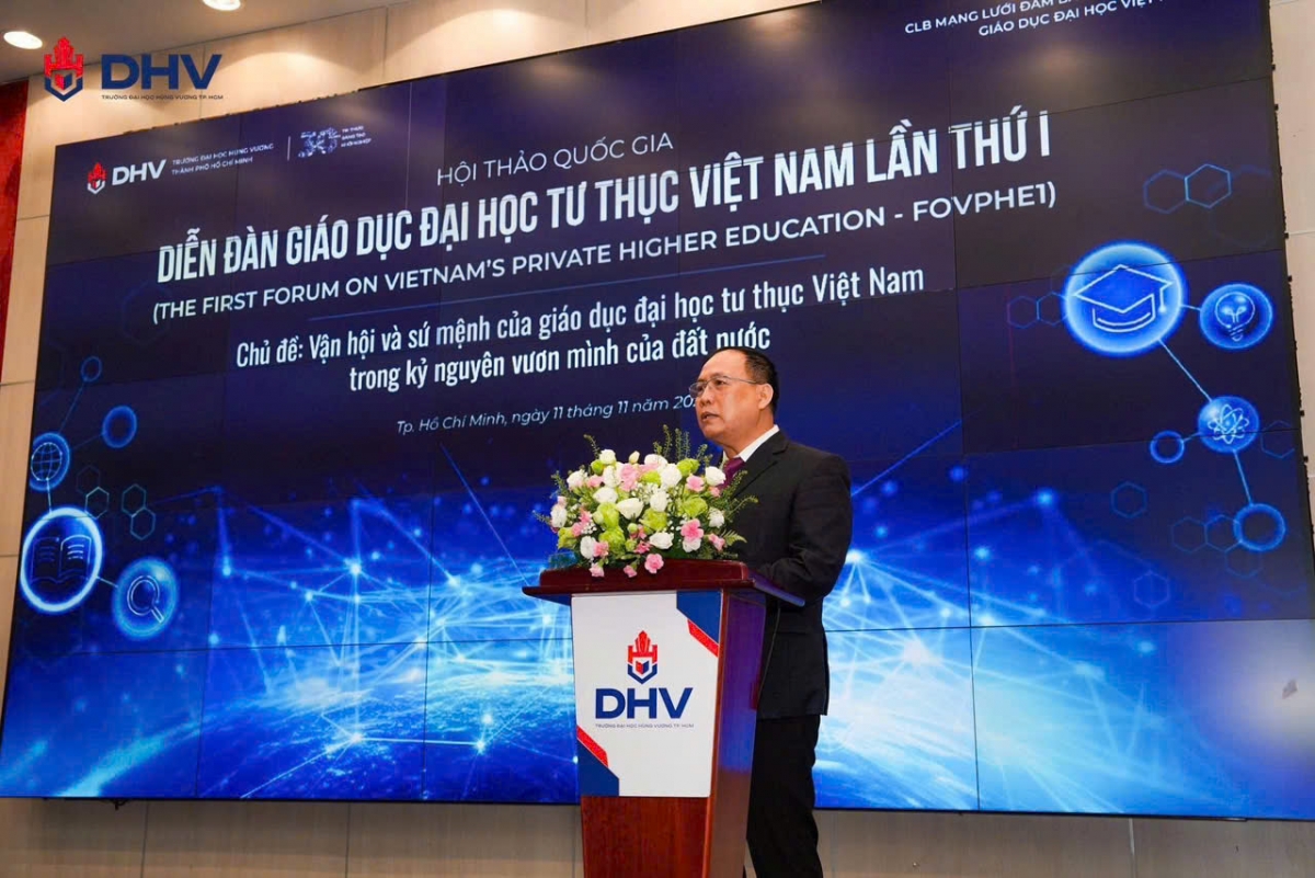GS.TSKH Nguyễn Đình Đức, Chủ tịch Câu lạc bộ mạng lưới bảo đảm chất lượng giáo dục đại học Việt Nam (Ảnh BTC)