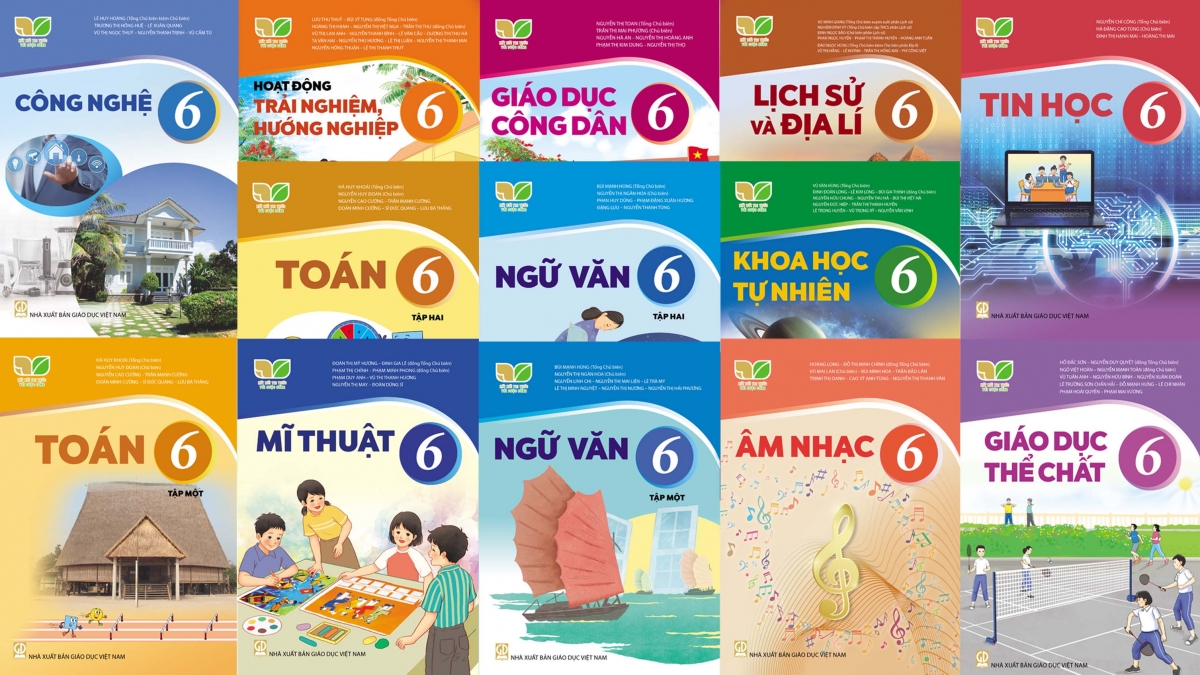 Bộ sách Kết nối tri thức với cuộc sống (Ảnh: NXBGDVN)